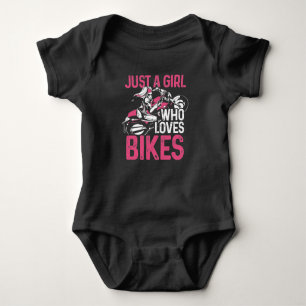 Body Para Bebê Motorcycle Biker Motorbike Rider Apenas Uma Garota