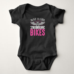 Body Para Bebê Motorcycle Biker Motorbike Rider Apenas Uma Garota