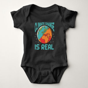 Body Para Bebê Mudança climática é Real Save the Planet Earth
