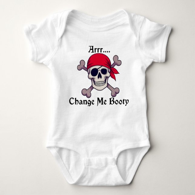 Body Para Bebê Mude Me Bunda Bebê Bodysuit Onepiece (Frente)