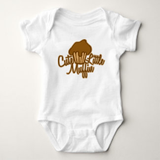 Body Para Bebê Muffin pequeno bonito