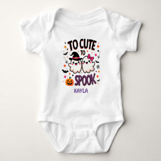 Body Para Bebê Muito bonito para fantasmas do Dia das Bruxas
