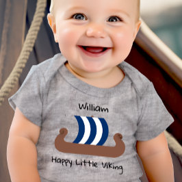 Body Para Bebê Muito feliz viking personalizado
