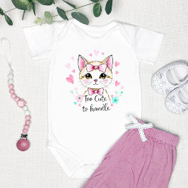 Body Para Bebê "Muito Fofo para Aguentar" Adorável