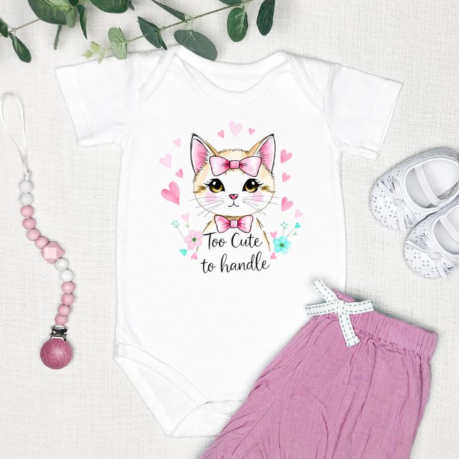 Body Para Bebê "Muito Fofo para Aguentar" Adorável (Criador carregado)