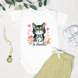 Body Para Bebê "Muito Fofo para Aguentar" Adorável