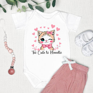 Body Para Bebê "Muito Fofo para Aguentar" Adorável