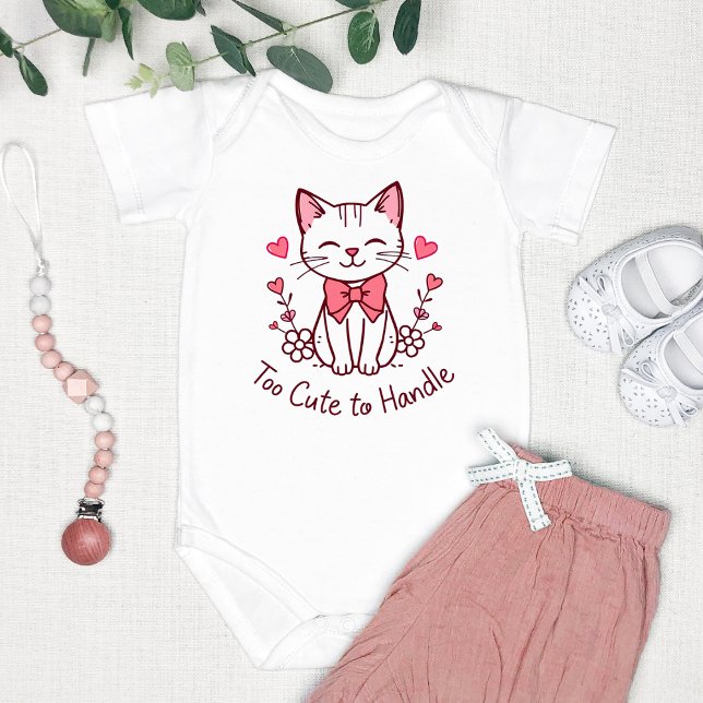 Body Para Bebê "Muito Fofo para Aguentar" Adorável (Criador carregado)
