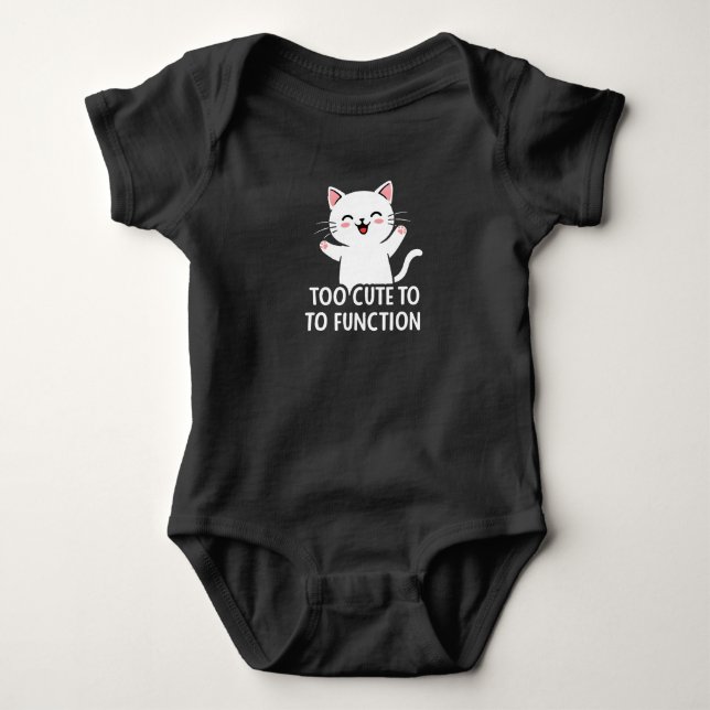Body Para Bebê Muito fofo para funcionar (Frente)