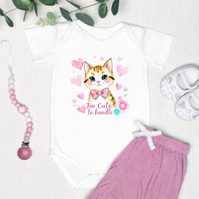 Body Para Bebê "Muito Fofo para Segurar" Adorável (Criador carregado)