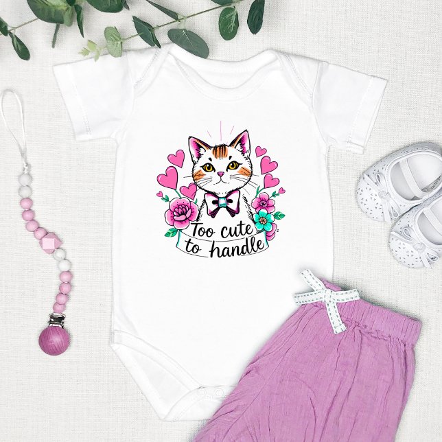 Body Para Bebê "Muito Fofo para Segurar" Adorável (Criador carregado)