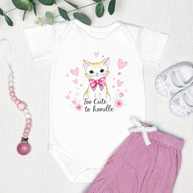 Body Para Bebê "Muito Fofo para Segurar" Adorável (Criador carregado)