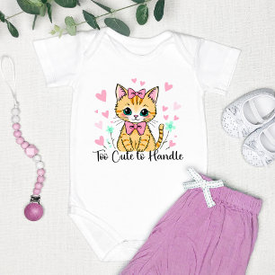 Body Para Bebê "Muito Fofo para Suportar" Adorável