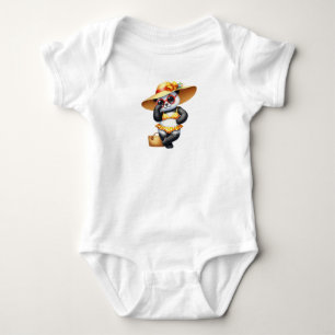 Body Para Bebê Muito Funky Summer Panda