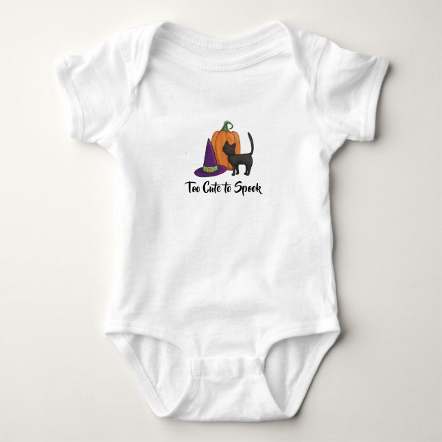 Body Para Bebê Muito giro para "Spook Tee" (Frente)