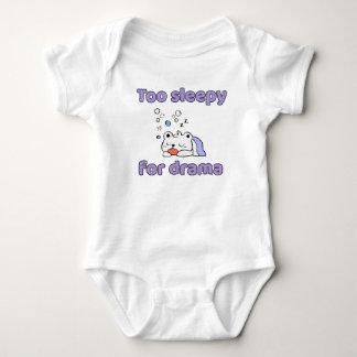 Body Para Bebê Muito Sonolento Para Drama Urso Kawaii Engraçado