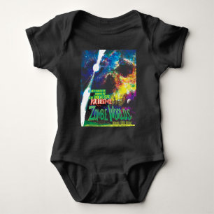 Body Para Bebê Mundos Zumbis Galáxia de Terror do Halloween