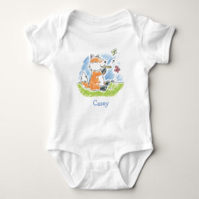 Body Para Bebê Música Furry Friends (Frente)