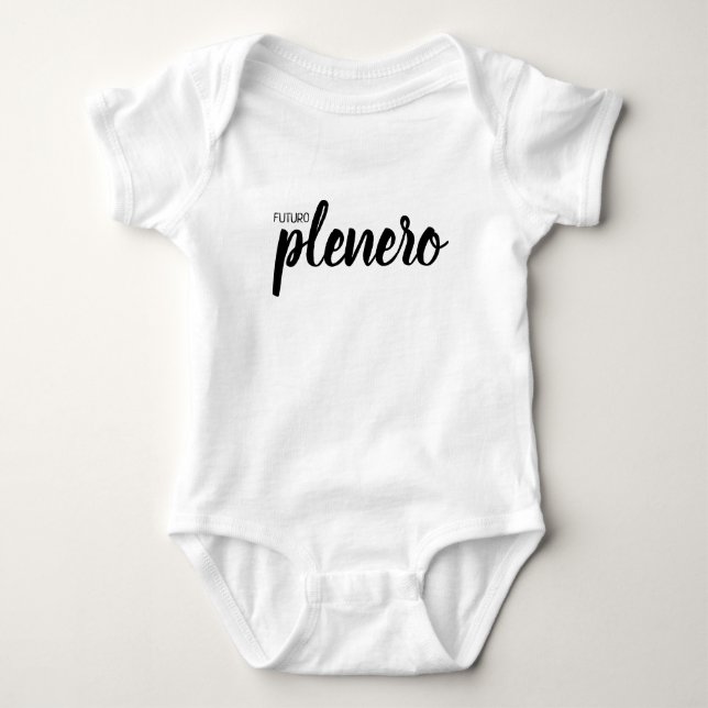 Body Para Bebê Música Latina: Plena (Frente)