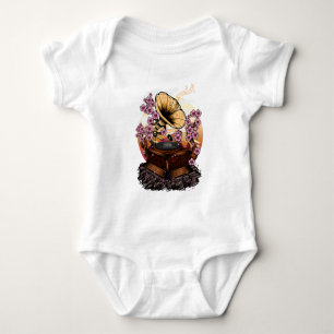 Body Para Bebê Musical de Cherry Blossom