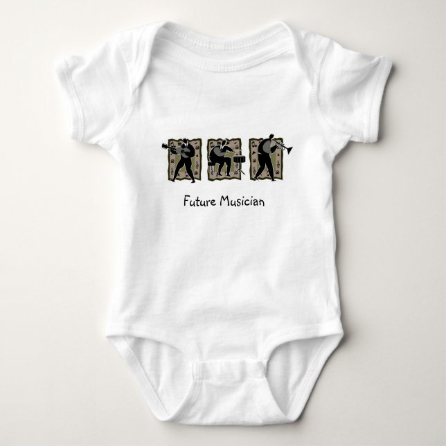 Body Para Bebê Músico do Futuro (Frente)