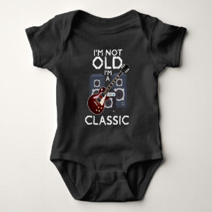 Body Para Bebê Músico Guitarrista Guitarrista de Aniversário da