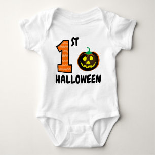 Body Para Bebê My 1st Halloween Cute Baby Spooky Body Suit