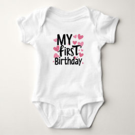 Body Para Bebê My first birthday , birthday for kids