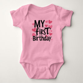 Body Para Bebê my first birthday bodysuit for newborn