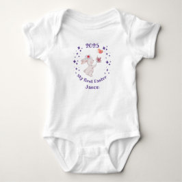 Body Para Bebê My first Easter 20XX baby name