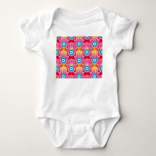 Body Para Bebê Mystic hamsa: design de ornamentado sem soldadura