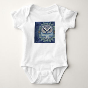 Body Para Bebê Mystical Fantasy Forest Owl