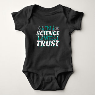 Body Para Bebê Na Science We Trust Cote - Professor