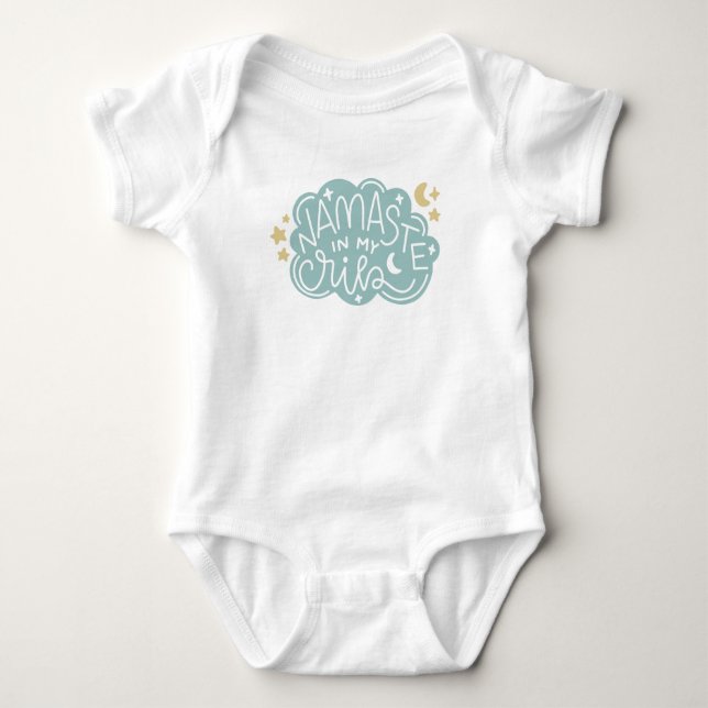 Body Para Bebê Namaste em meu onsie da ucha (Frente)