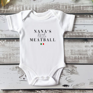 Body Para Bebê Nanas Little Meatball   Bela diversão italiana