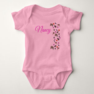 Body Para Bebê Nancy, Name, Com A Vida Selvagem Australiana, Baby