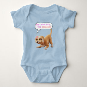 Body Para Bebê Não Brinque com Esta Princesa
