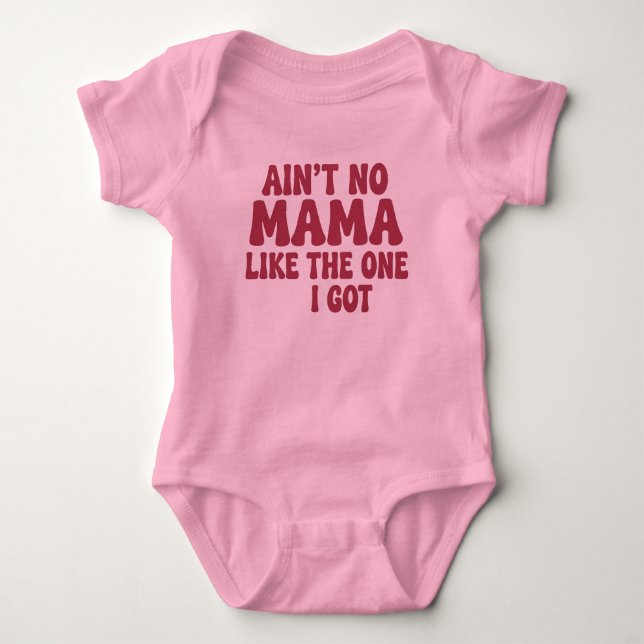 Body Para Bebê Não é mãe como a que tenho. (Frente)