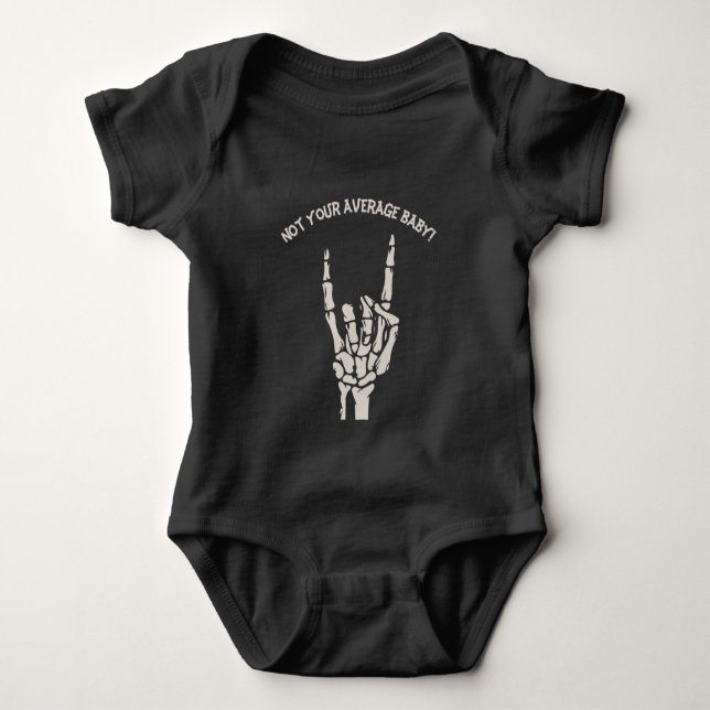 Body Para Bebê Não é um Balanço de Bebê Médio (Frente)