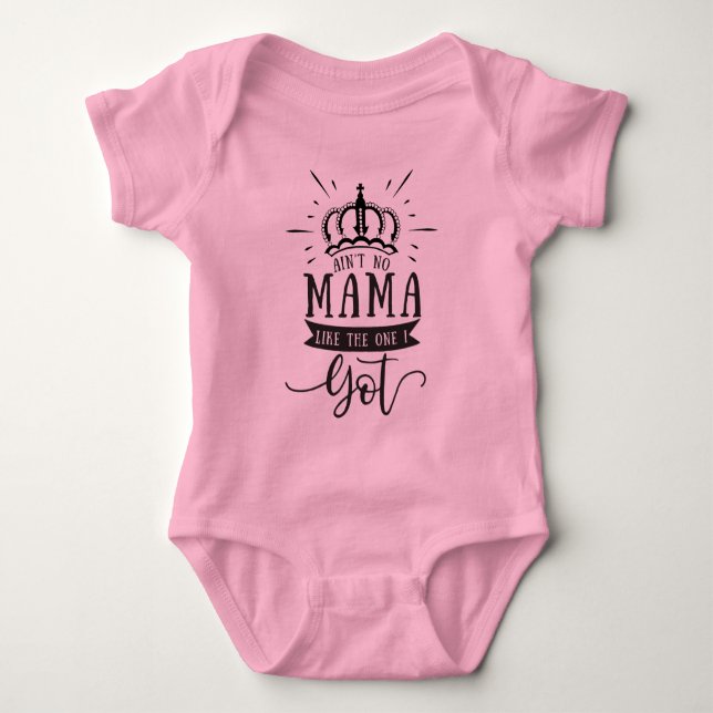 Body Para Bebê Não há mãe como a que tenho (Frente)