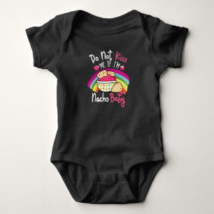 Body Para Bebê Não me beije se eu for Nacho Baby Engraçado