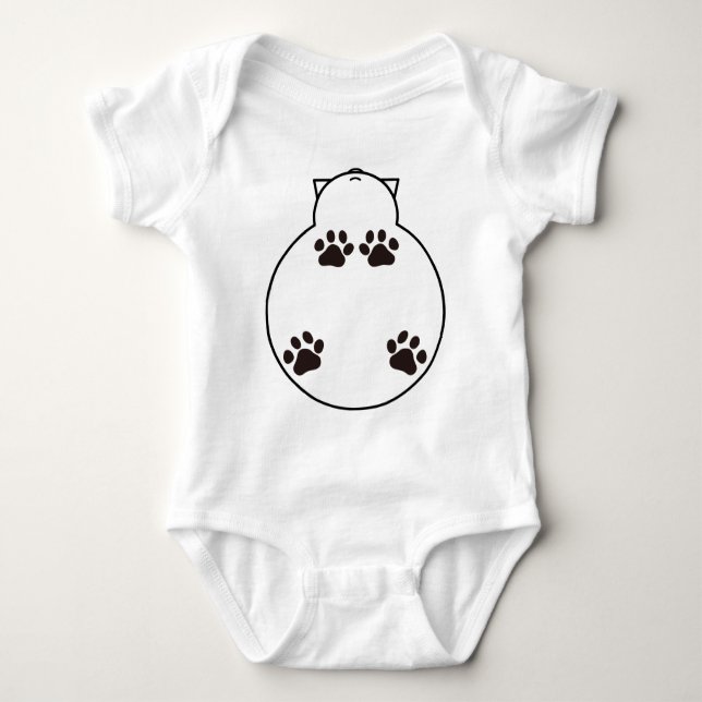 Body Para Bebê Não me coloque em uma Mesa de vidro (Frente)