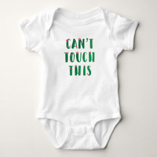 Body Para Bebê Não pode tocar neste Bodysuit