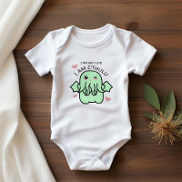 Não Sou Fofo Eu Sou Cthulhu Baby Bodysuit