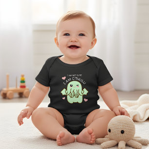 Body Para Bebê Não Sou Fofo Eu Sou Cthulhu Bebê Bodysuit