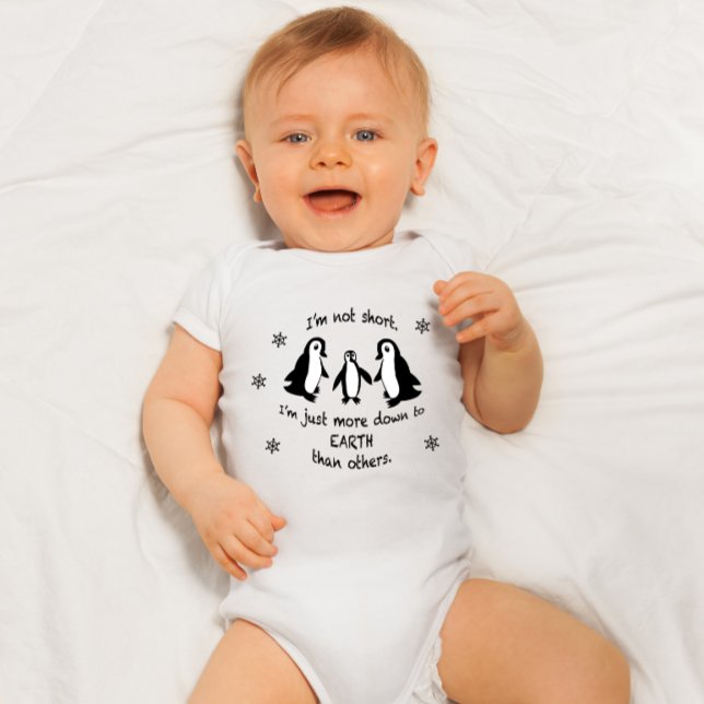 Body Para Bebê Não sou pequeno, só mais para a terra (Criador carregado)