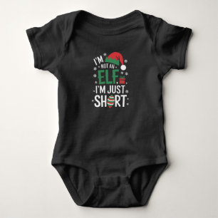 Body Para Bebê Não Sou Um Elfo Apenas Baixo Piada De Natal