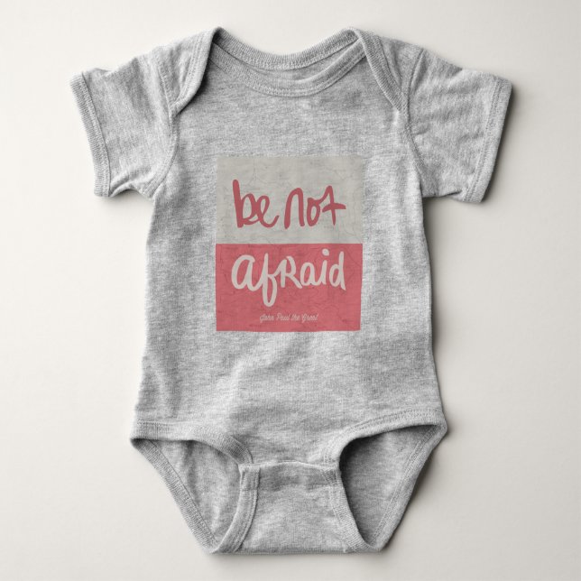 Body Para Bebê Não tenha medo (Frente)