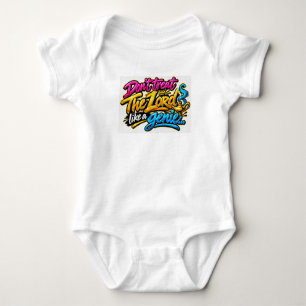 Body Para Bebê Não trate o Senhor como um gênio
