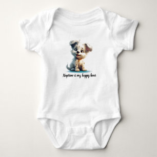 Body Para Bebê Naptime é minha hora feliz